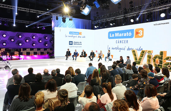 Press conference for the 27th edition of La Marató telethon on 13 December, 2018 (by CCMA)